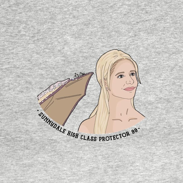 Class Protector Buffy Summers Sunnydale High by likeapeach